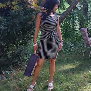 Cynthia Steffe striped dress size 6 Made in USA